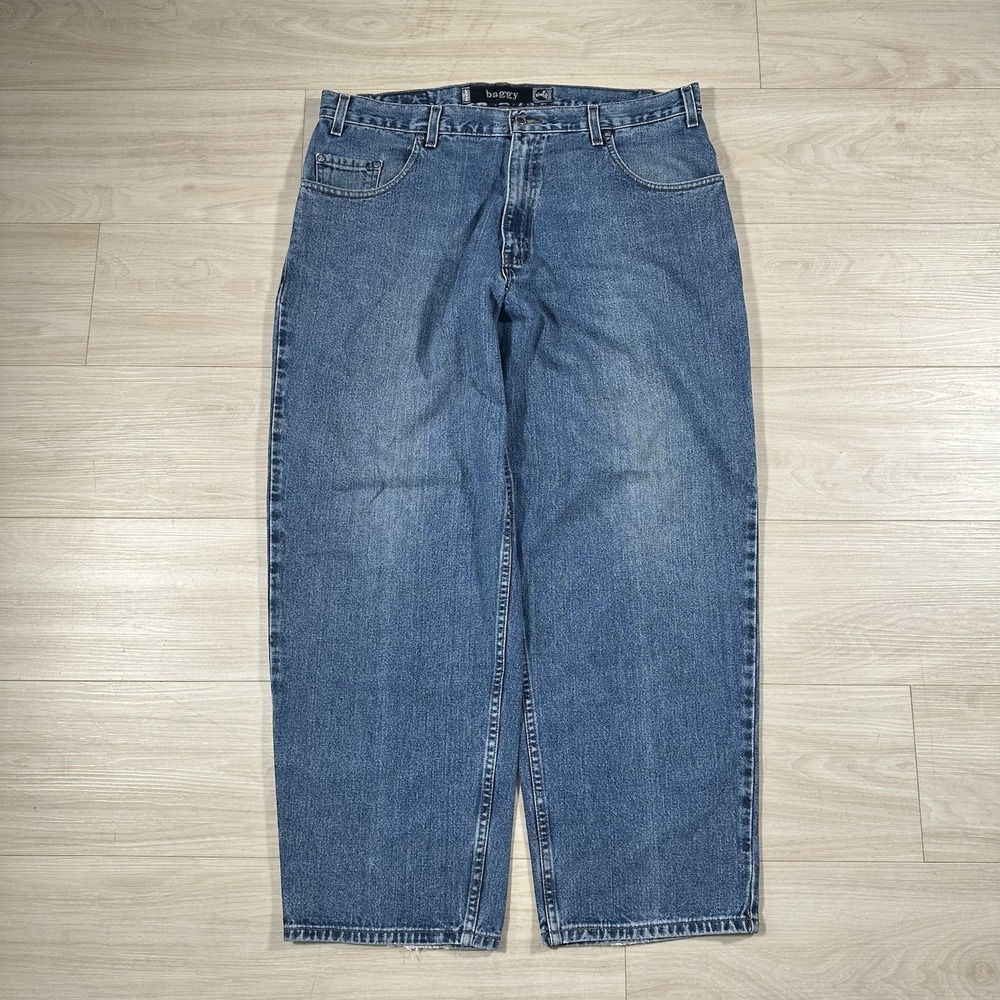 Vintage Levi’s SilverTab Baggy Jeans Mens 38x30 Blue Medium Wash Denim Y2K 90s